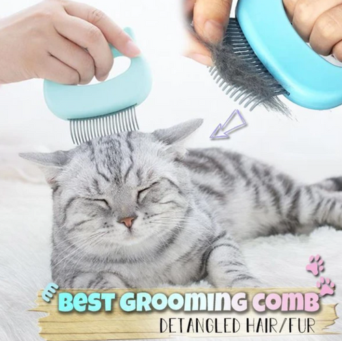 Pet Massaging Hair Removal Shell Comb