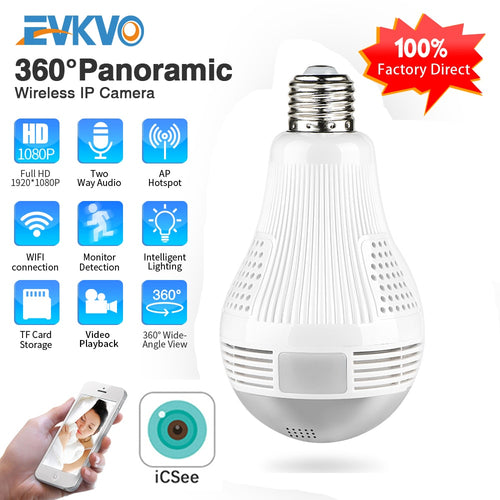 Security Light Bulb Camera